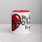 My Heart Belongs to You Girlfriend Coffee Mug - Image 7