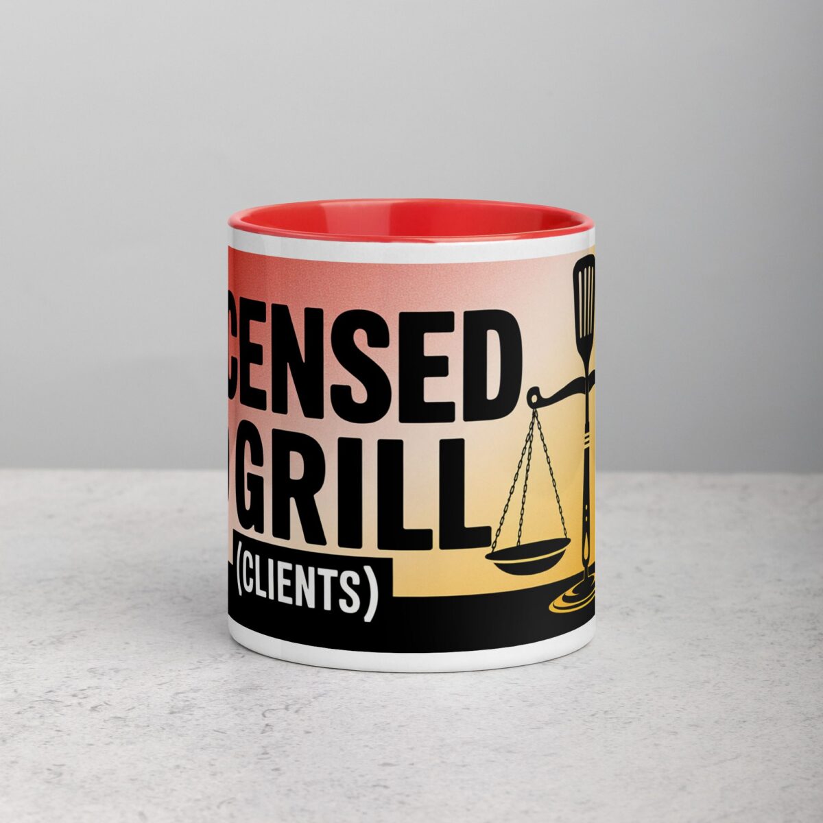 Licensed to Grill (Clients) Lawyer Coffee Mug - Image 7