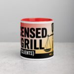 Licensed to Grill (Clients) Lawyer Coffee Mug - Image 7