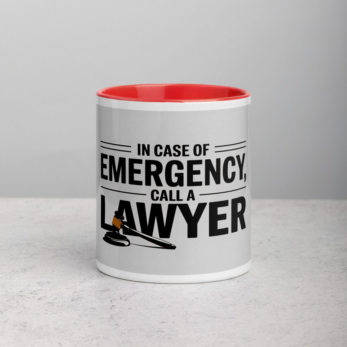 In Case of Emergency, Call a Lawyer Coffee Mug - Image 7