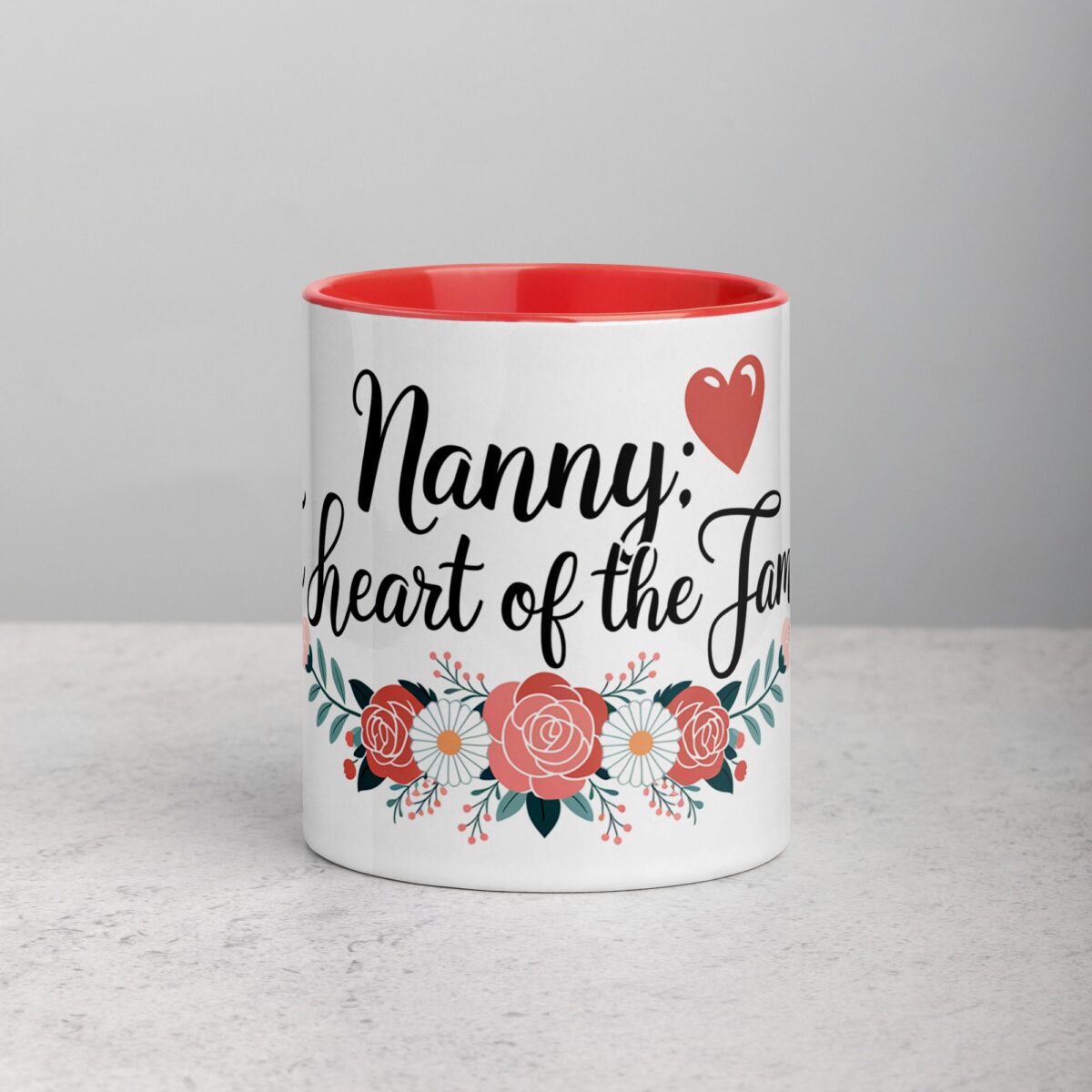 Nanny: The Heart of the Family Coffee Mug - Image 7