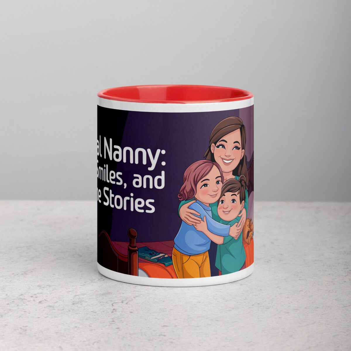 Official Nanny: Hugs, Smiles, and Bedtime Stories Mug - Image 7