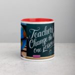 Teachers Change the World One Lesson at a Time Mug - Image 7
