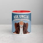 Ask Uncle: He Knows Everything Coffee Mug - Image 7