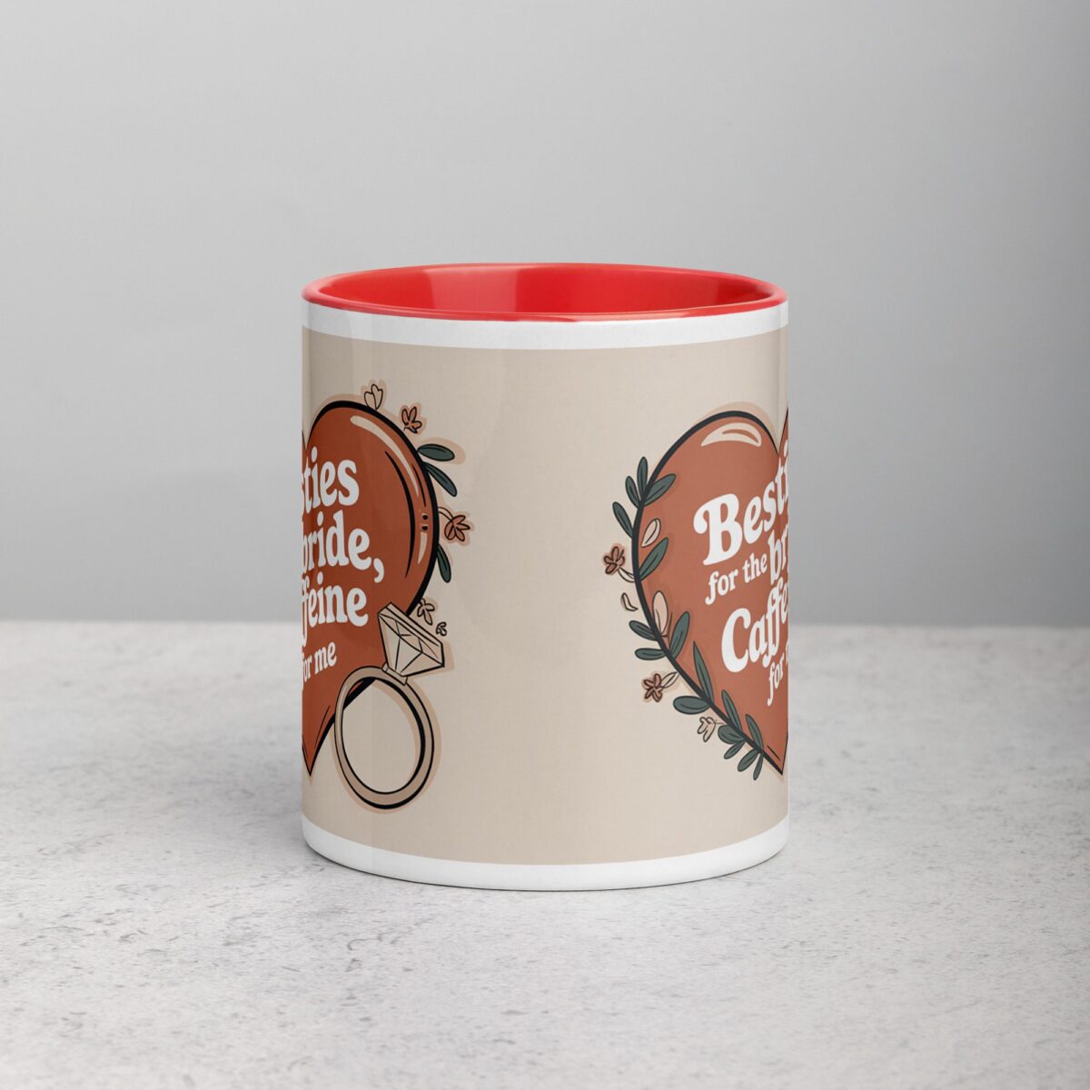 Besties for the Bride, Caffeine for Me Mug - Image 7