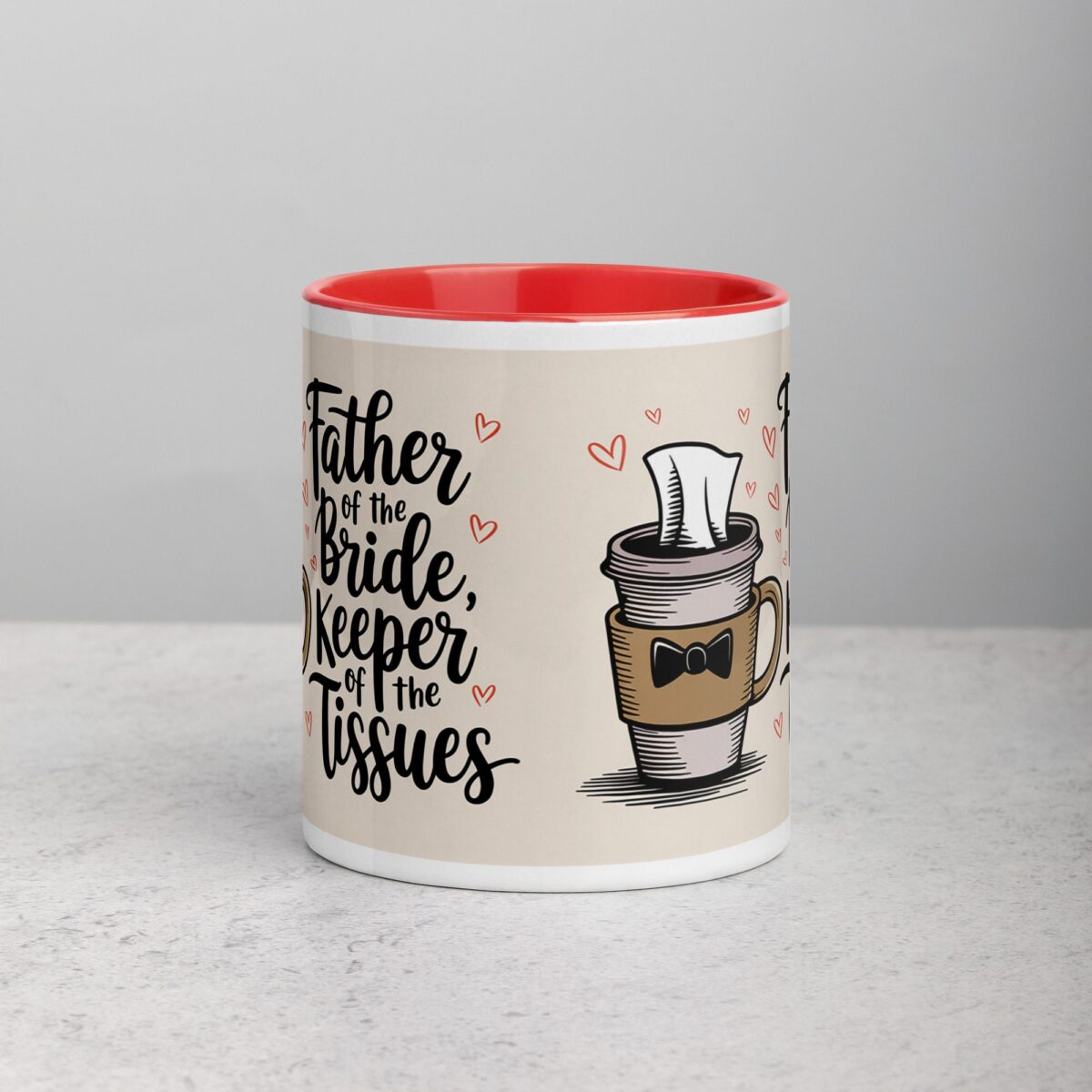 Father of the Bride, Keeper of the Tissues Coffee Mug - Image 7
