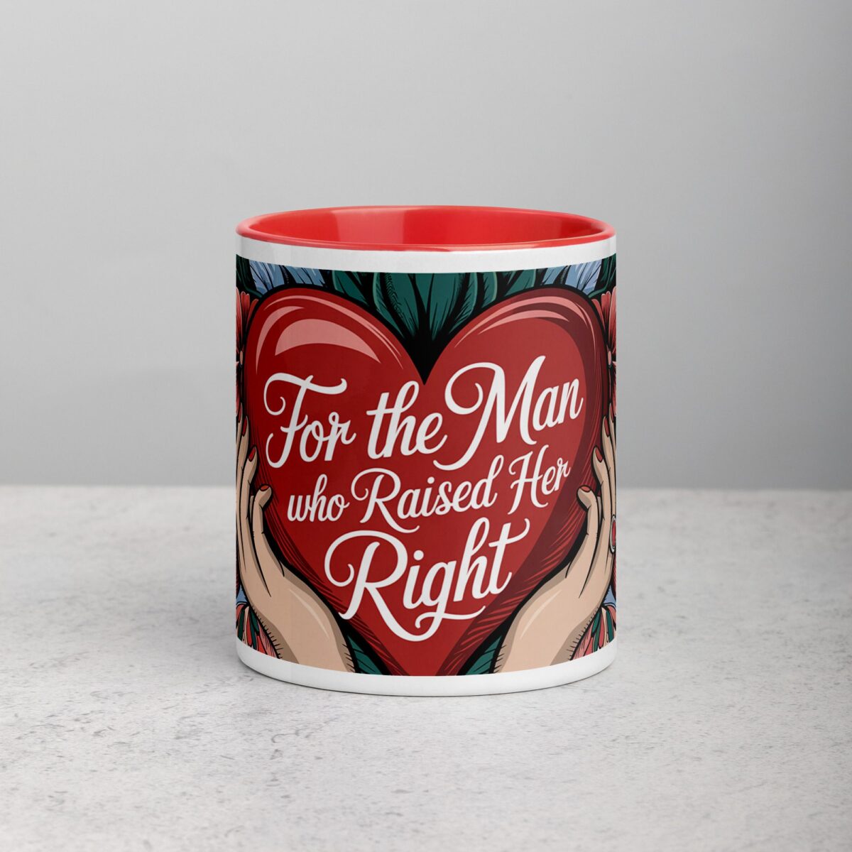 For the Man Who Raised Her Right Coffee Mug - Image 7