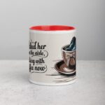 Walked Her Down the Aisle, Walking with Coffee Now Mug - Image 7