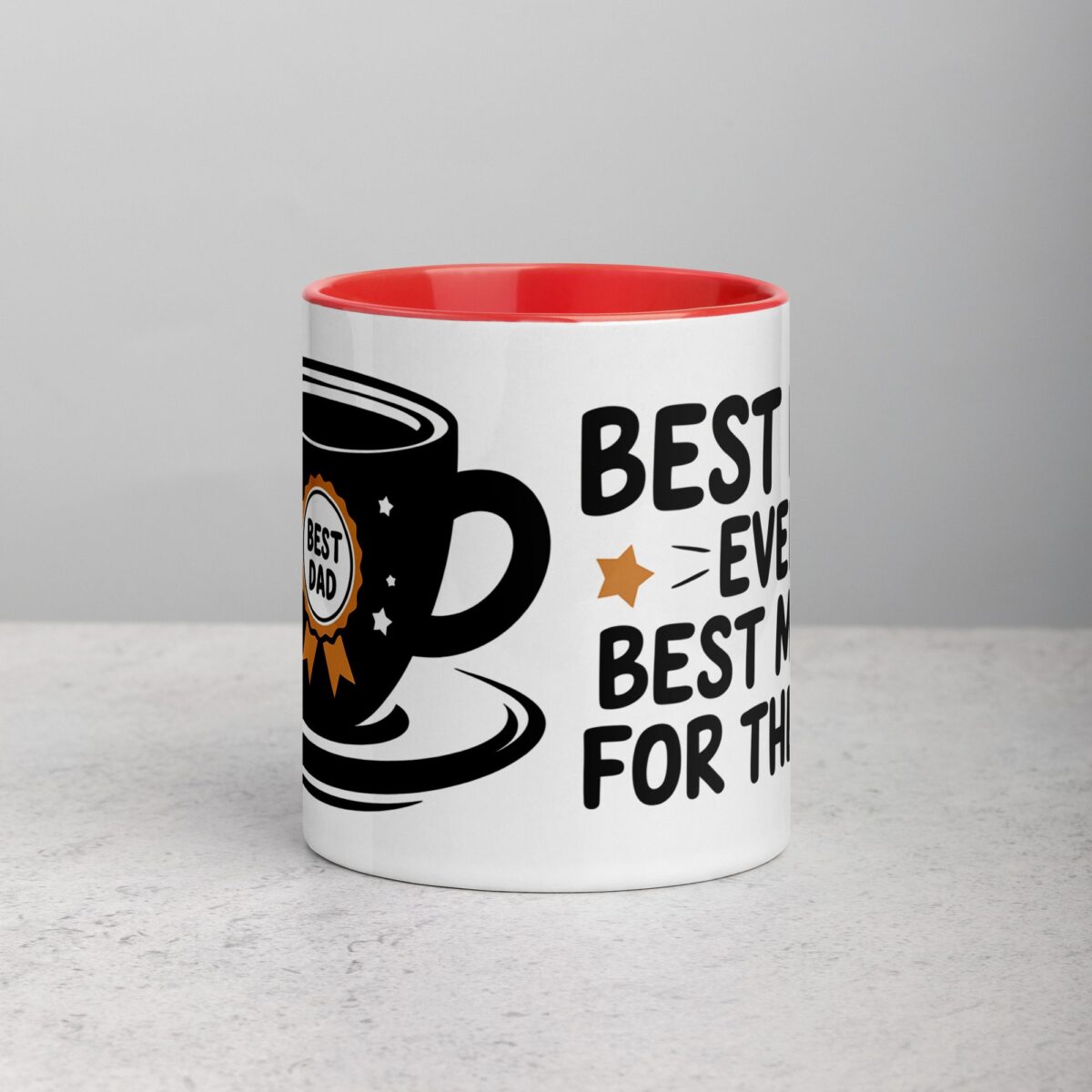 Best Dad Ever, Best Man for the Job Coffee Mug - Image 7