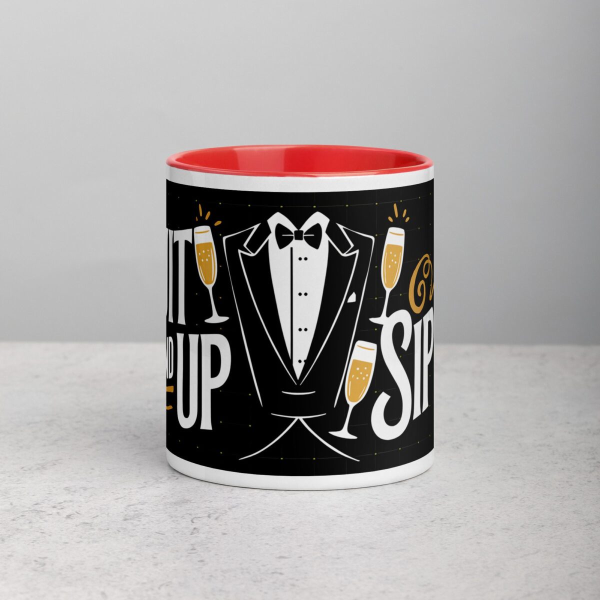 Suit Up and Sip Up Groomsman Coffee Mug - Image 7