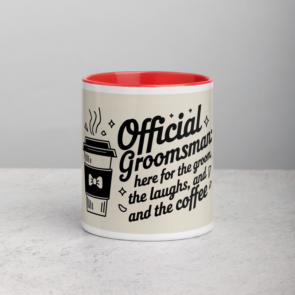 Official Groomsman: Here for the Groom, the Laughs, and the Coffee Mug - Image 7