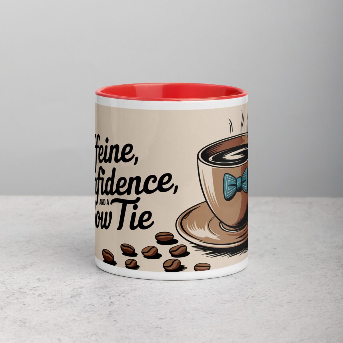 Caffeine, Confidence, and a Bow Tie Groomsman Mug - Image 7