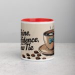 Caffeine, Confidence, and a Bow Tie Groomsman Mug - Image 7