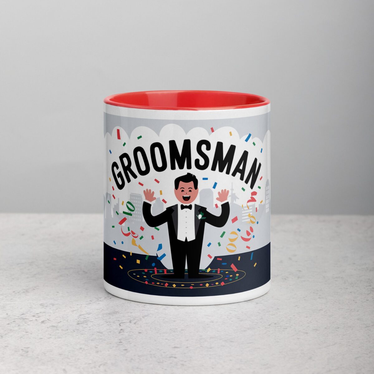 Groomsman Fun Wedding Coffee Mug & Tea Cup - Image 7
