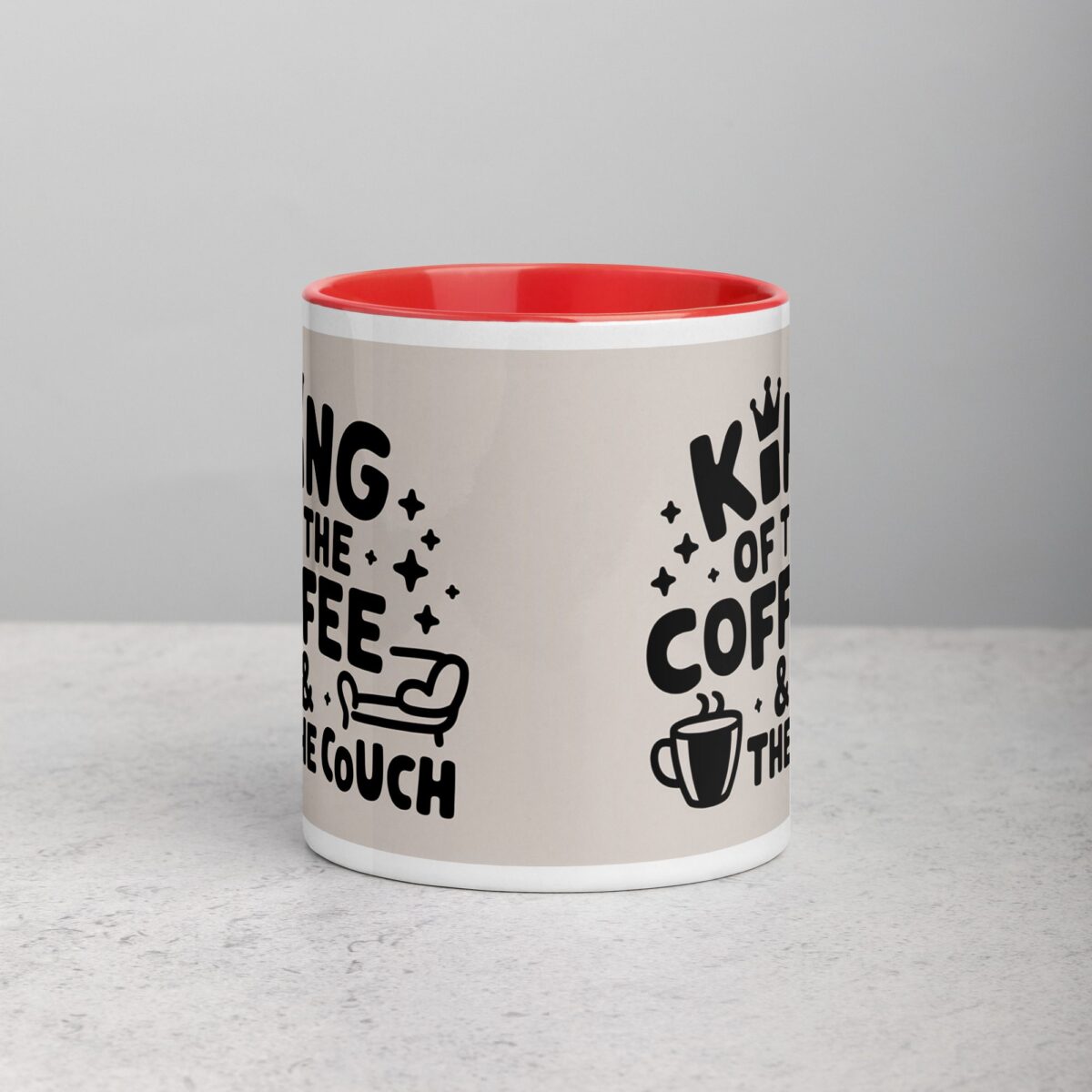King of the Coffee & the Couch Husband Mug - Image 7