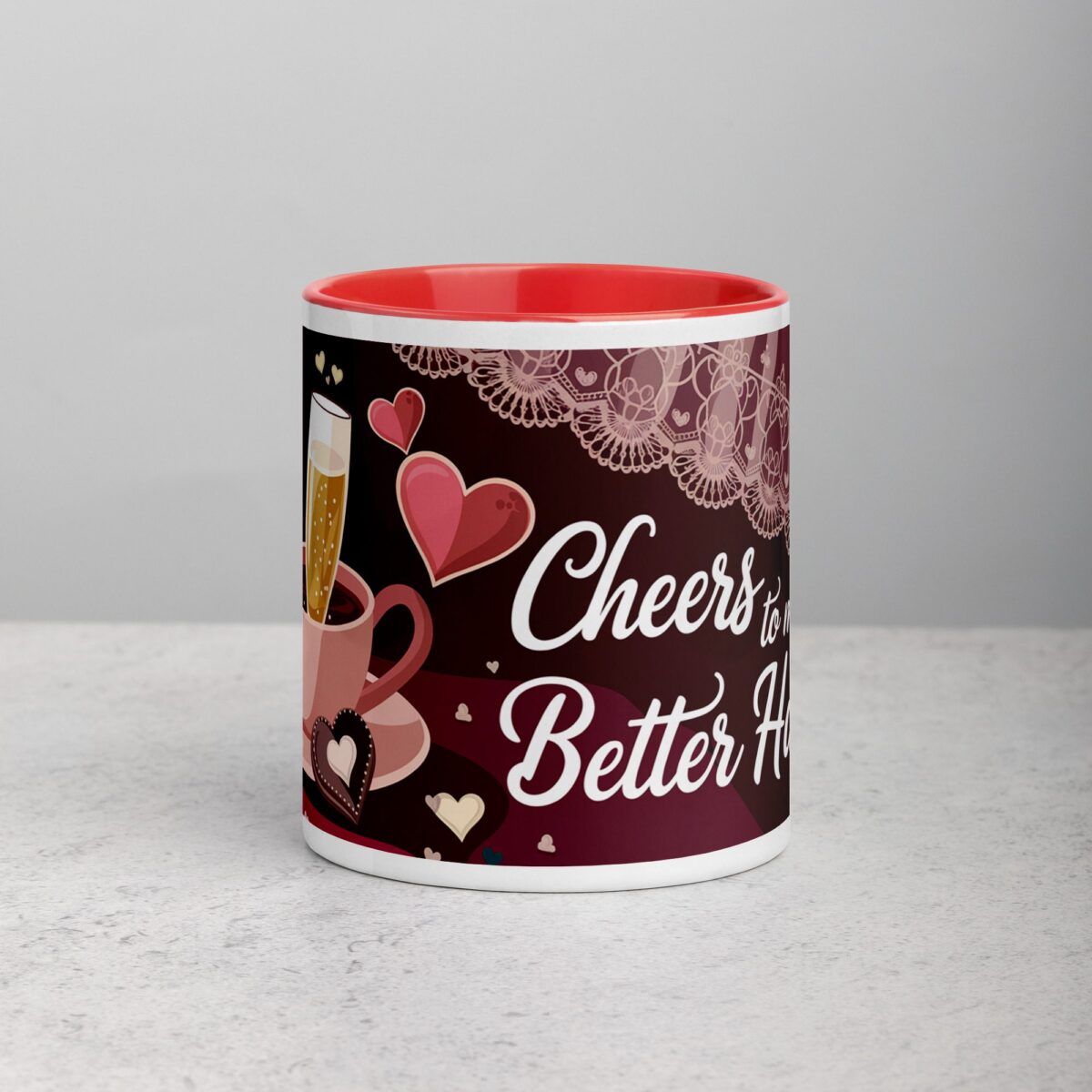 Cheers to My Better Half Husband Coffee Mug - Image 7