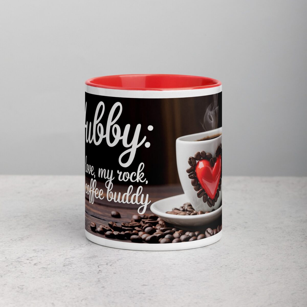 Hubby: My Love, My Rock, My Coffee Buddy Mug - Image 7