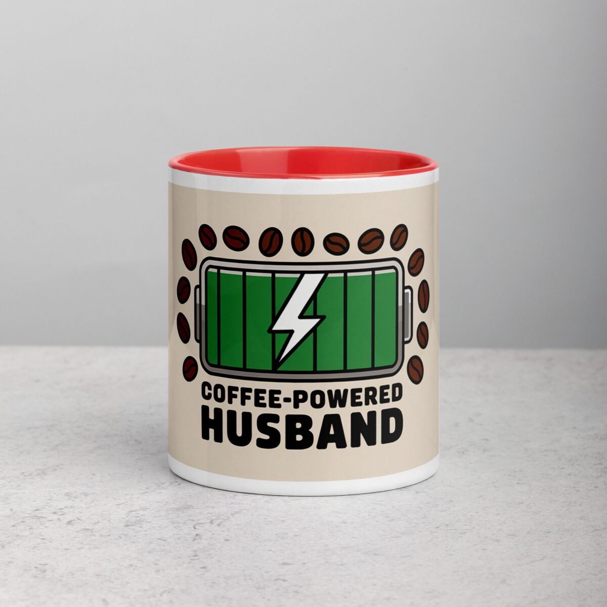 Coffee-Powered Husband Mug - Image 7
