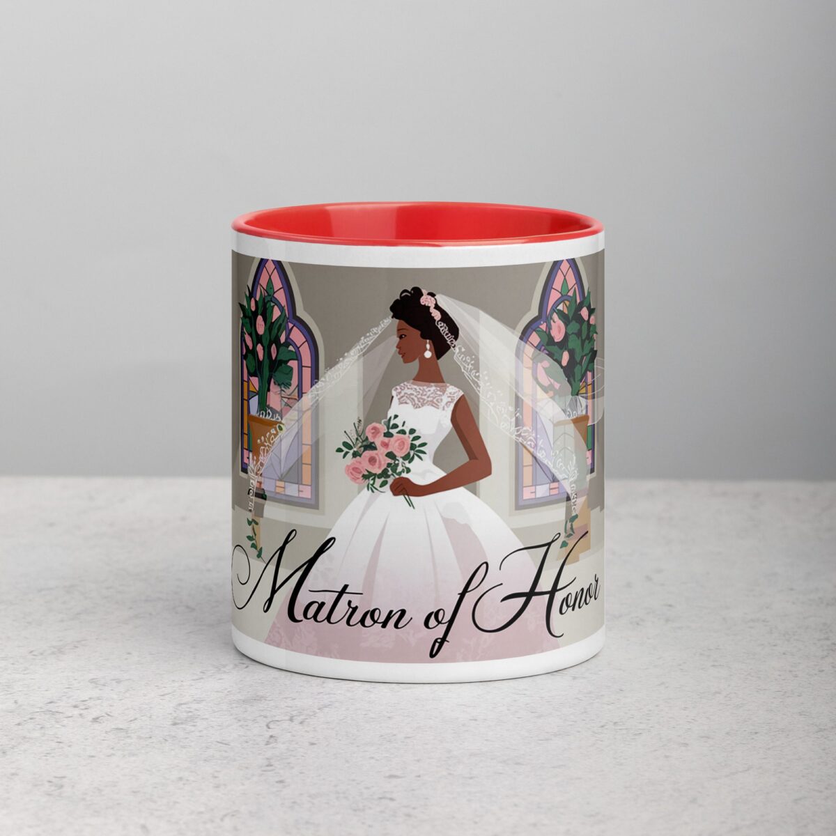 Matron of Honor Elegant Coffee Mug & Tea Cup - Image 7