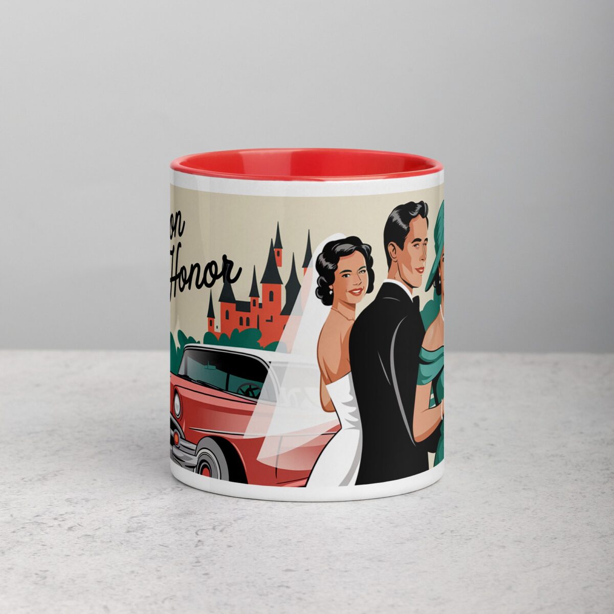 Matron of Honor Retro Coffee Mug & Tea Cup - Image 7