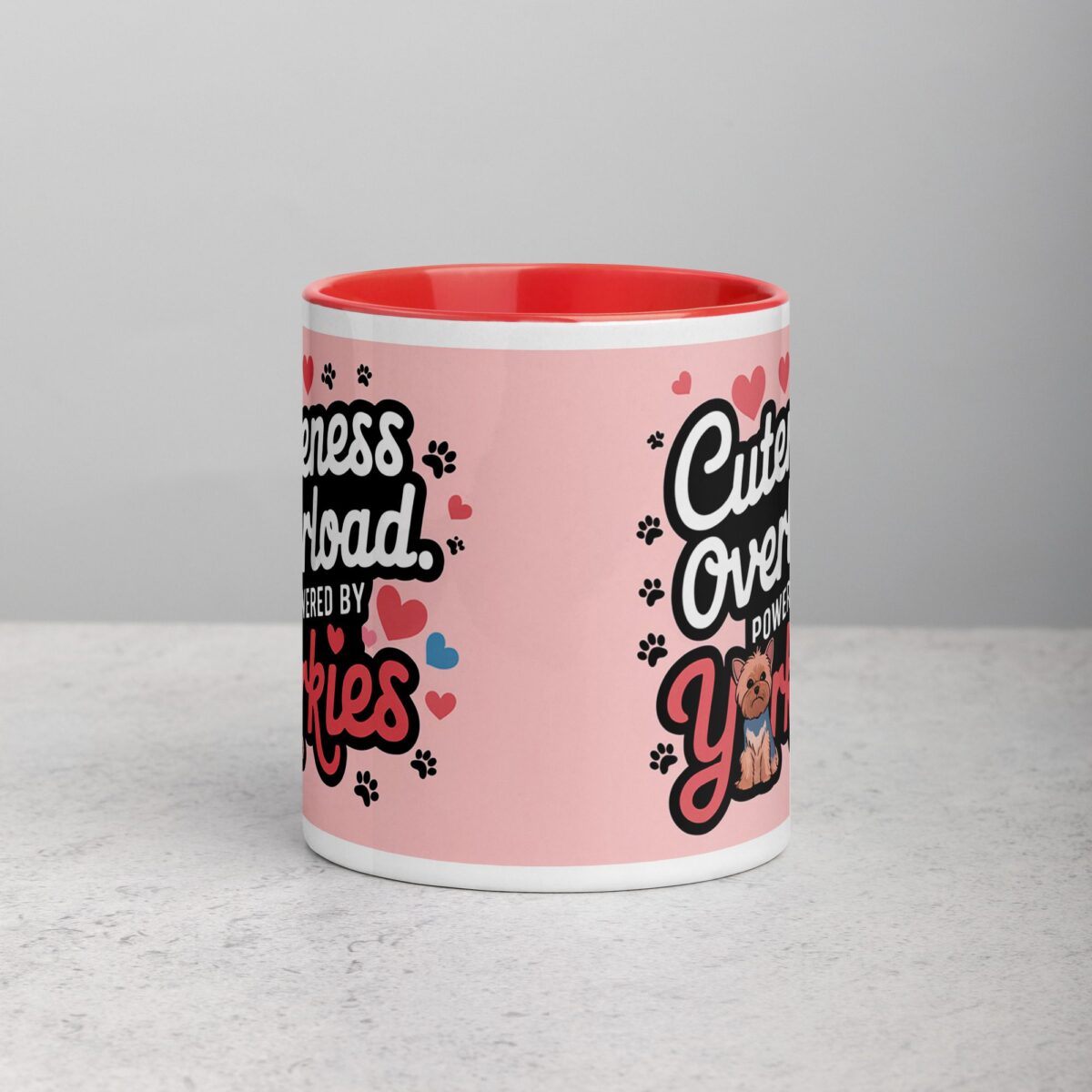 Cuteness Overload: Powered by Yorkies Coffee Mug - Image 7