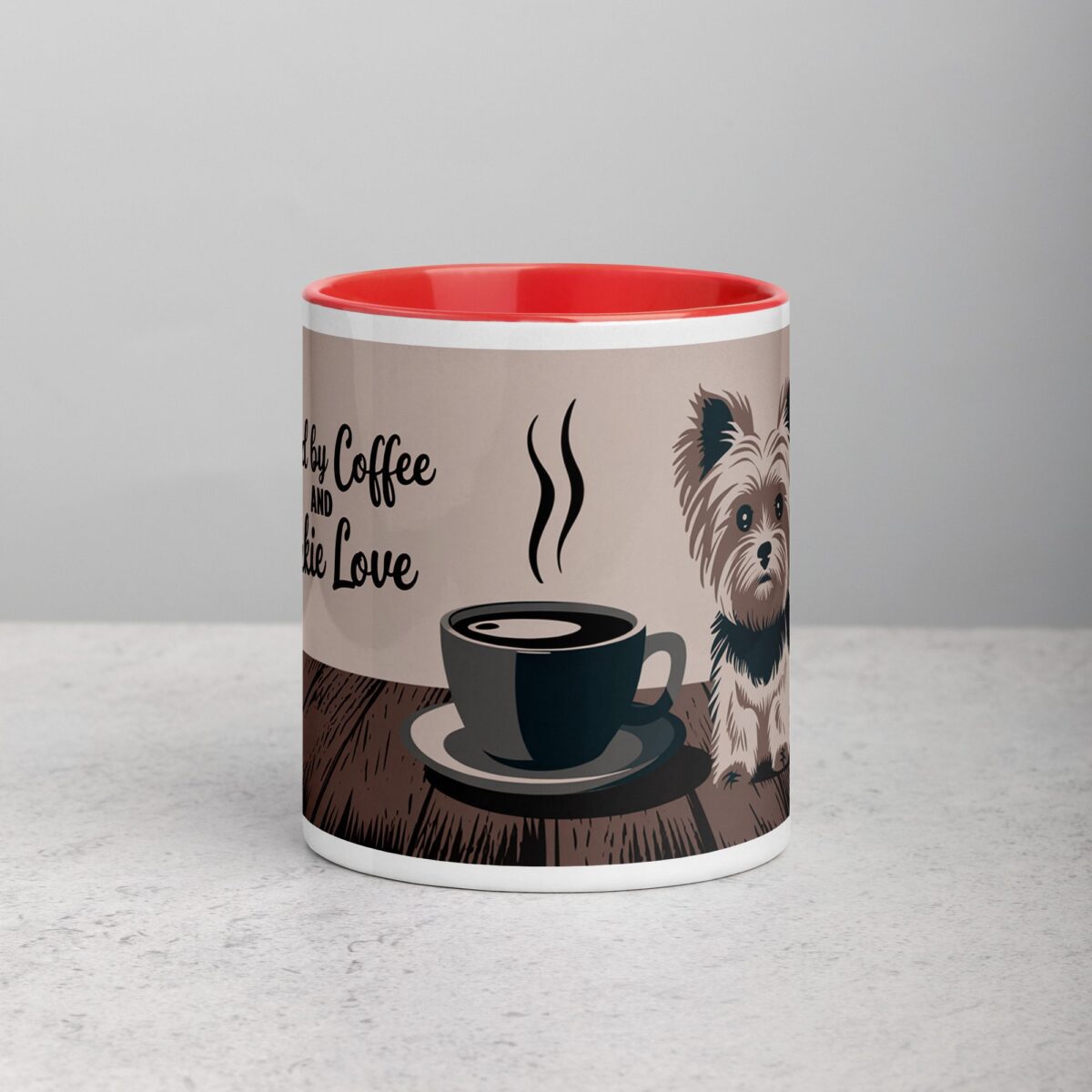 Fueled by Coffee and Yorkie Love Mug - Image 7