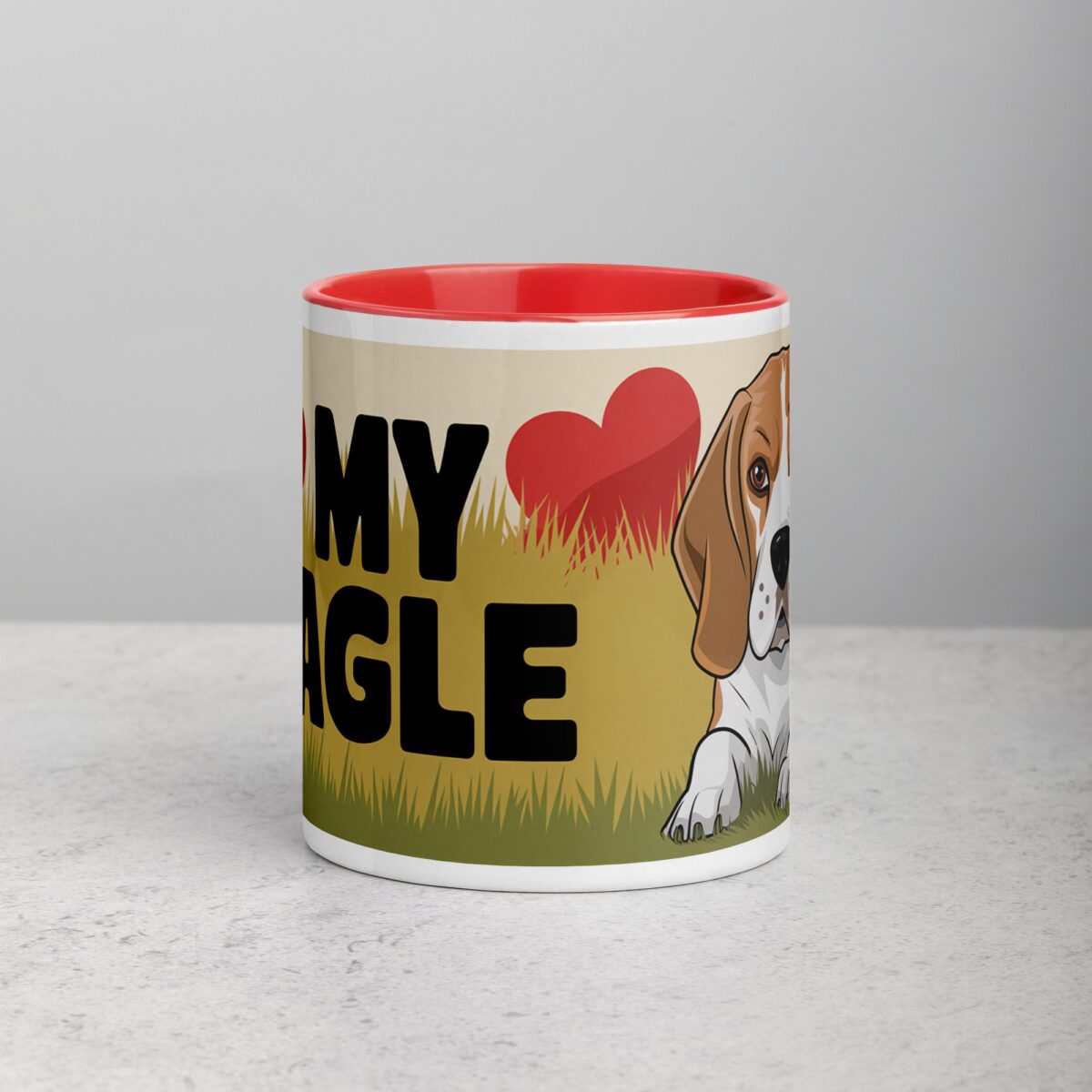 I ❤️ My Beagle Coffee Mug & Tea Cup - Image 7