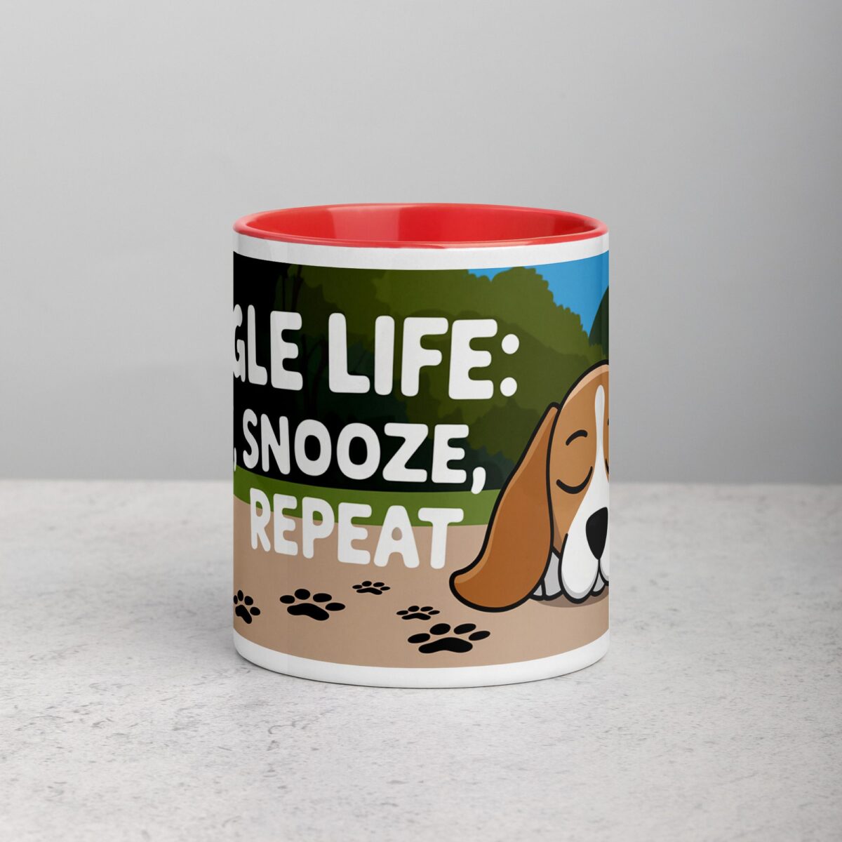 Beagle Life: Sniff, Snooze, Repeat Coffee Mug - Image 7