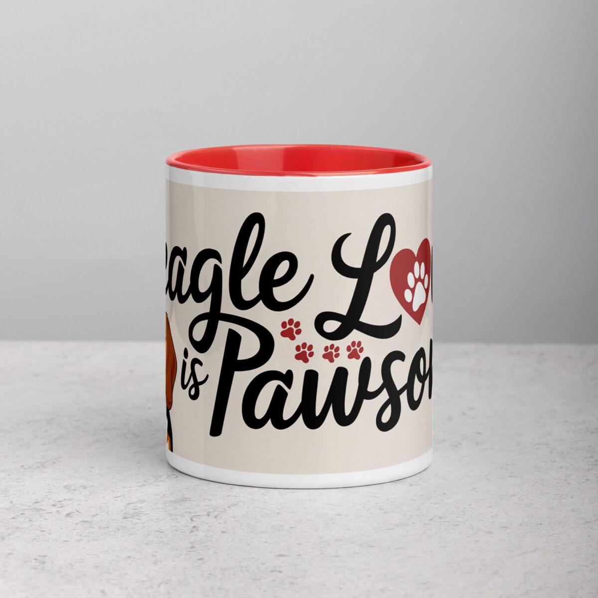Beagle Love Is Pawsome Coffee Mug - Image 7