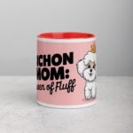 Bichon Mom: Queen of Fluff Coffee Mug - Image 7