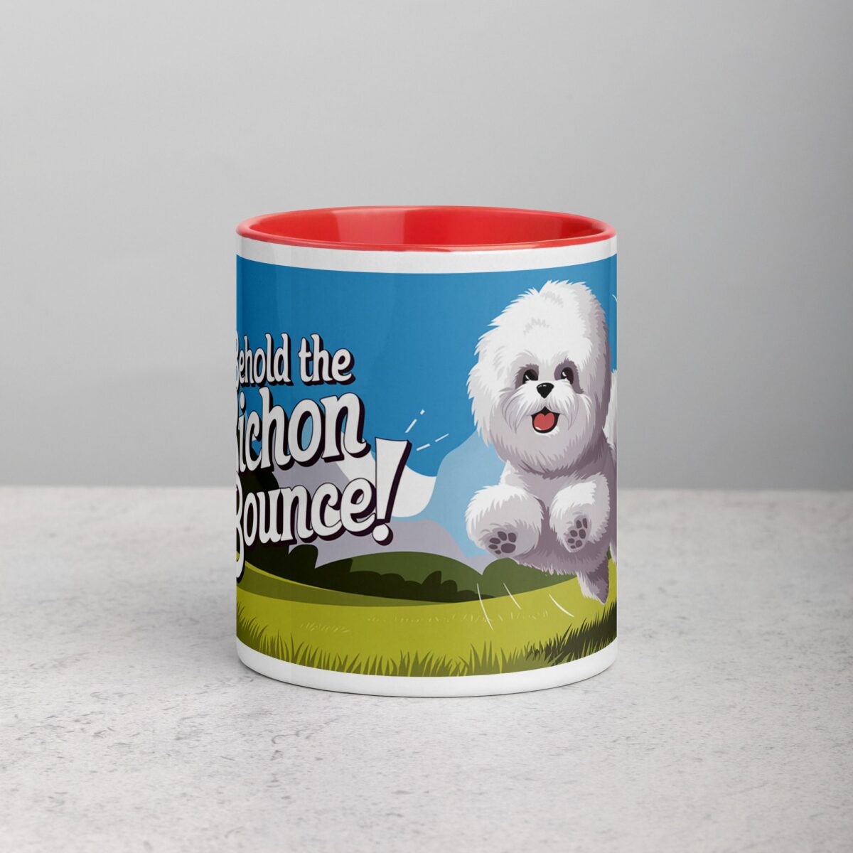Behold the Bichon Bounce! Coffee Mug - Image 7