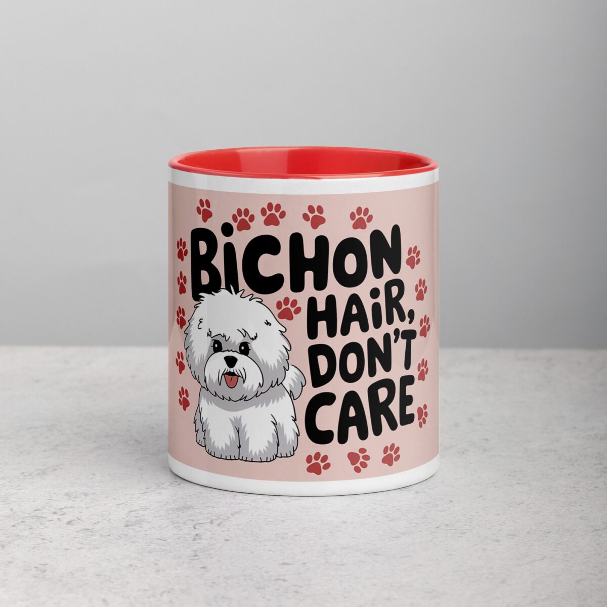 Bichon Hair, Don’t Care Coffee Mug - Image 7