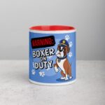 Warning: Boxer on Duty Coffee Mug - Image 7