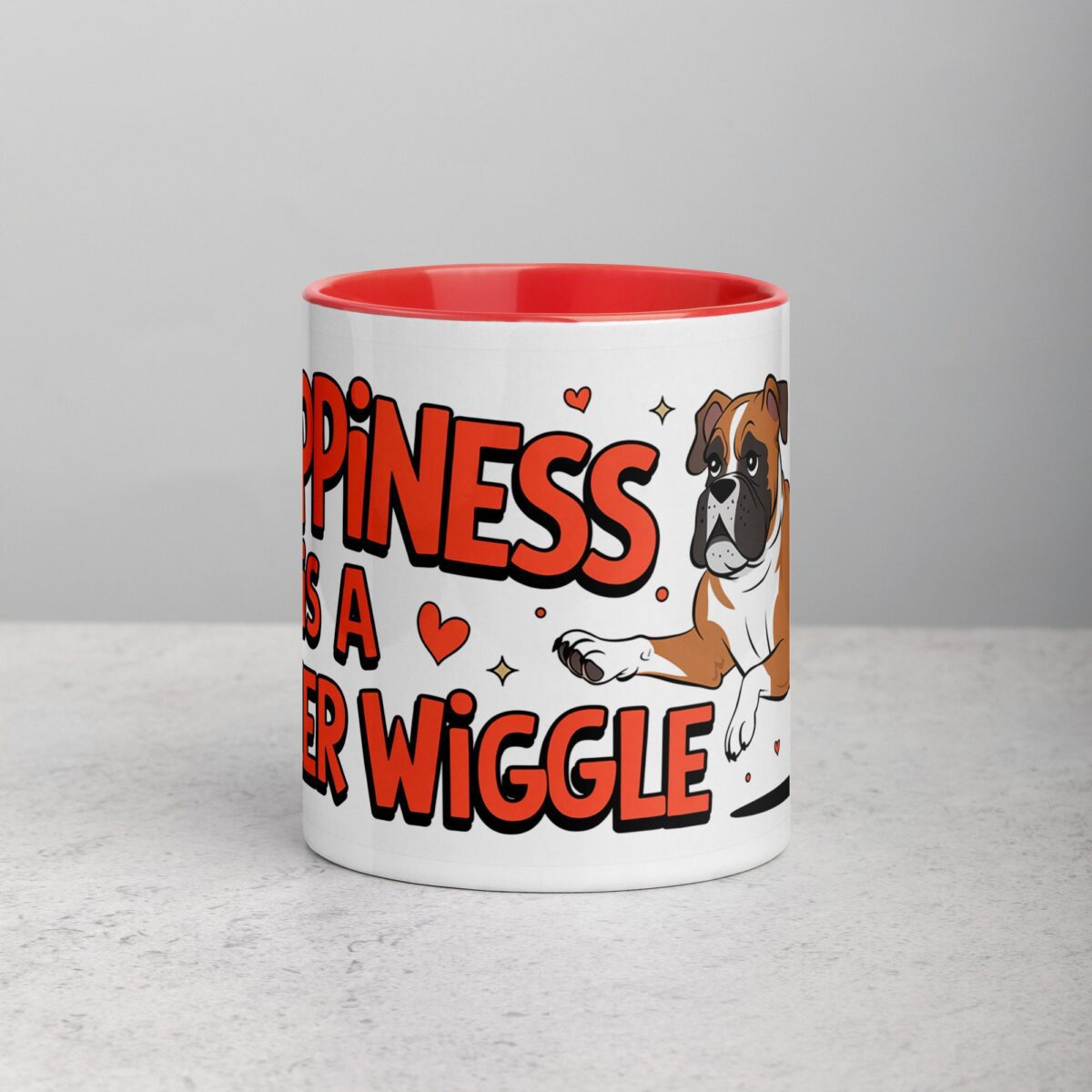 Happiness Is a Boxer Wiggle Coffee Mug - Image 7