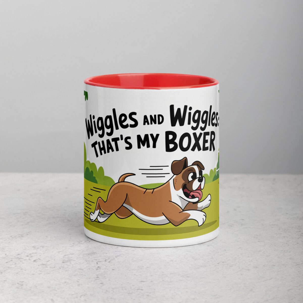 Wiggles and Wiggles: That’s My Boxer Coffee Mug - Image 7