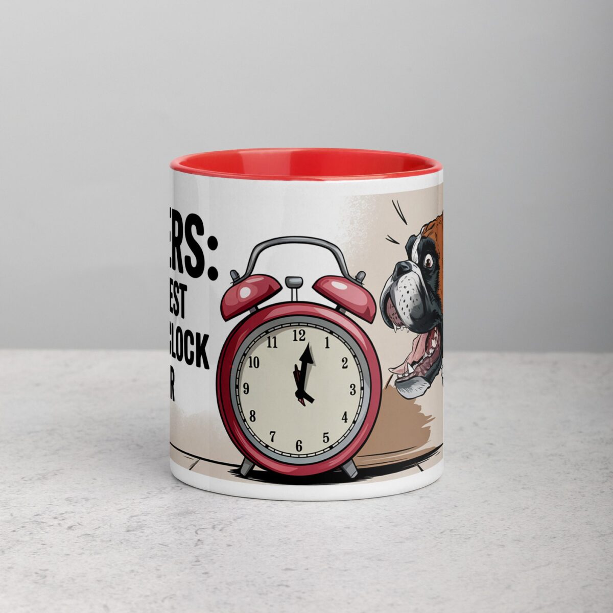 Boxers: The Best Alarm Clock Ever Coffee Mug - Image 7