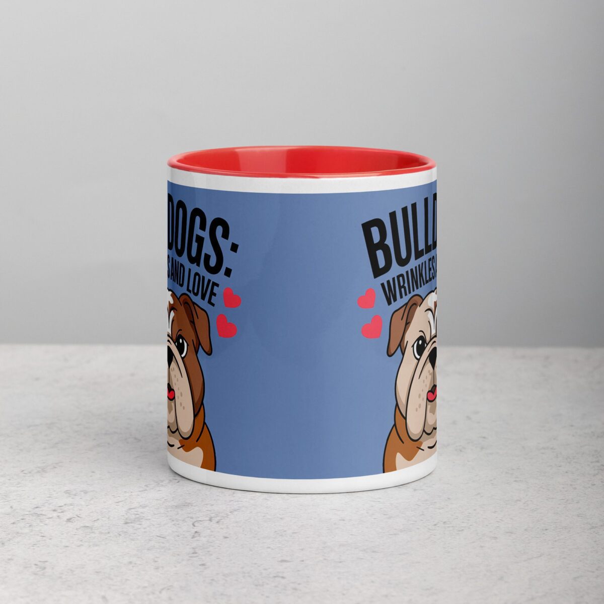 Bulldogs: Wrinkles and Love Coffee Mug - Image 7