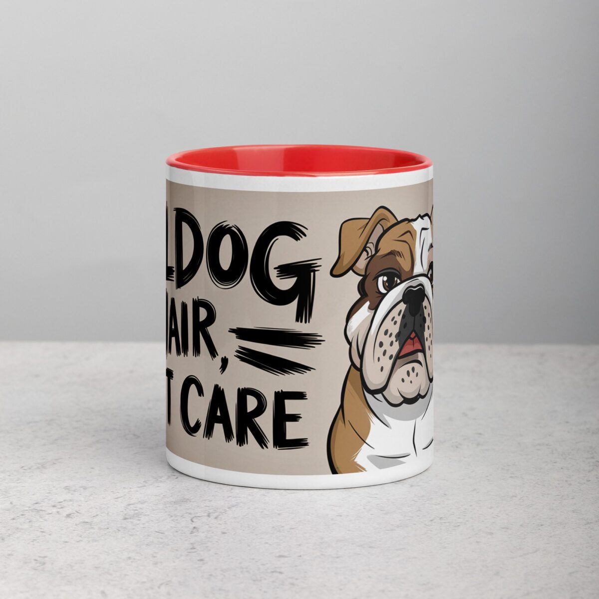 Bulldog Hair, Don’t Care Coffee Mug - Image 7