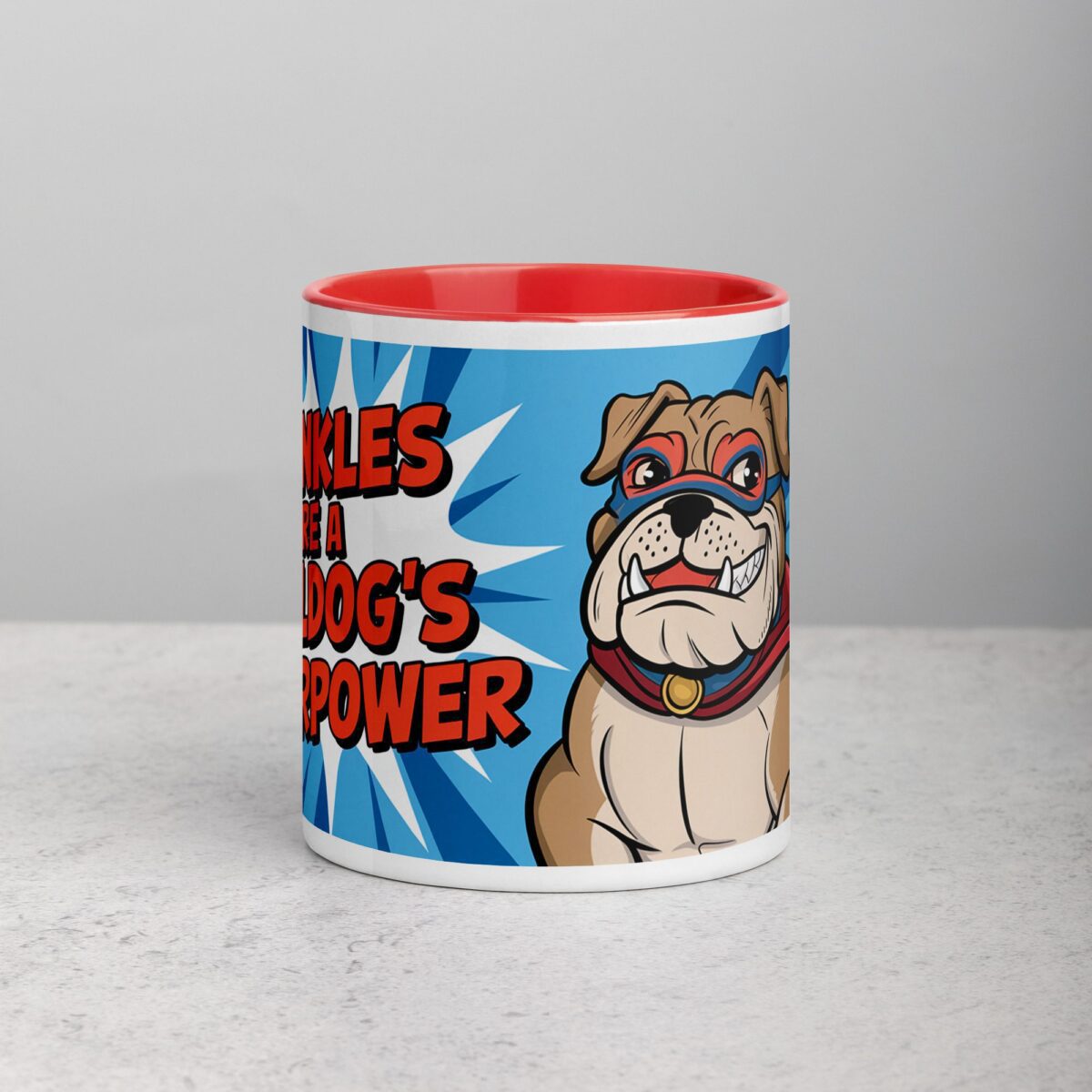Wrinkles Are a Bulldog’s Superpower Coffee Mug - Image 7