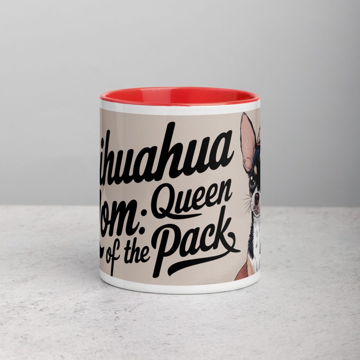 Chihuahua Mom: Queen of the Pack Coffee Mug - Image 7
