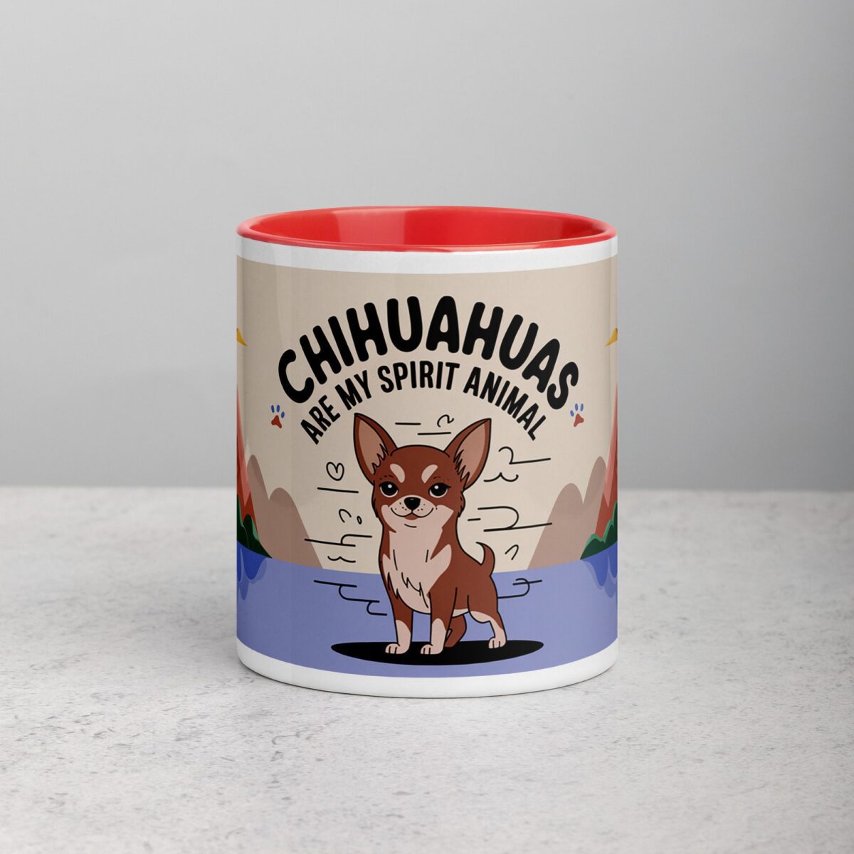 Chihuahuas Are My Spirit Animal Coffee Mug - Image 7
