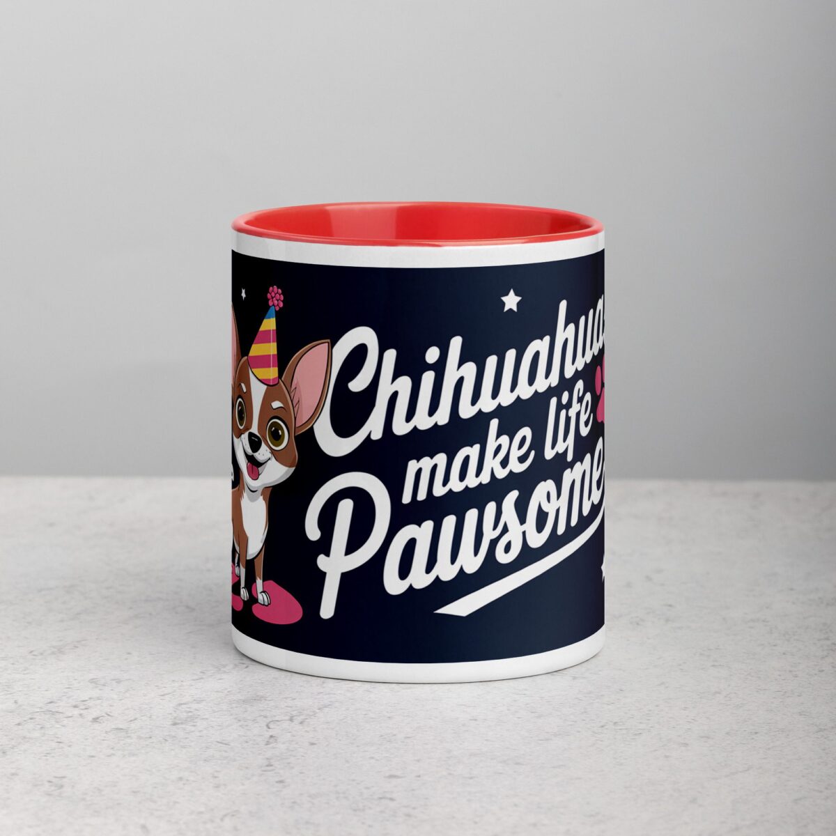 Chihuahuas Make Life Pawsome Coffee Mug - Image 7
