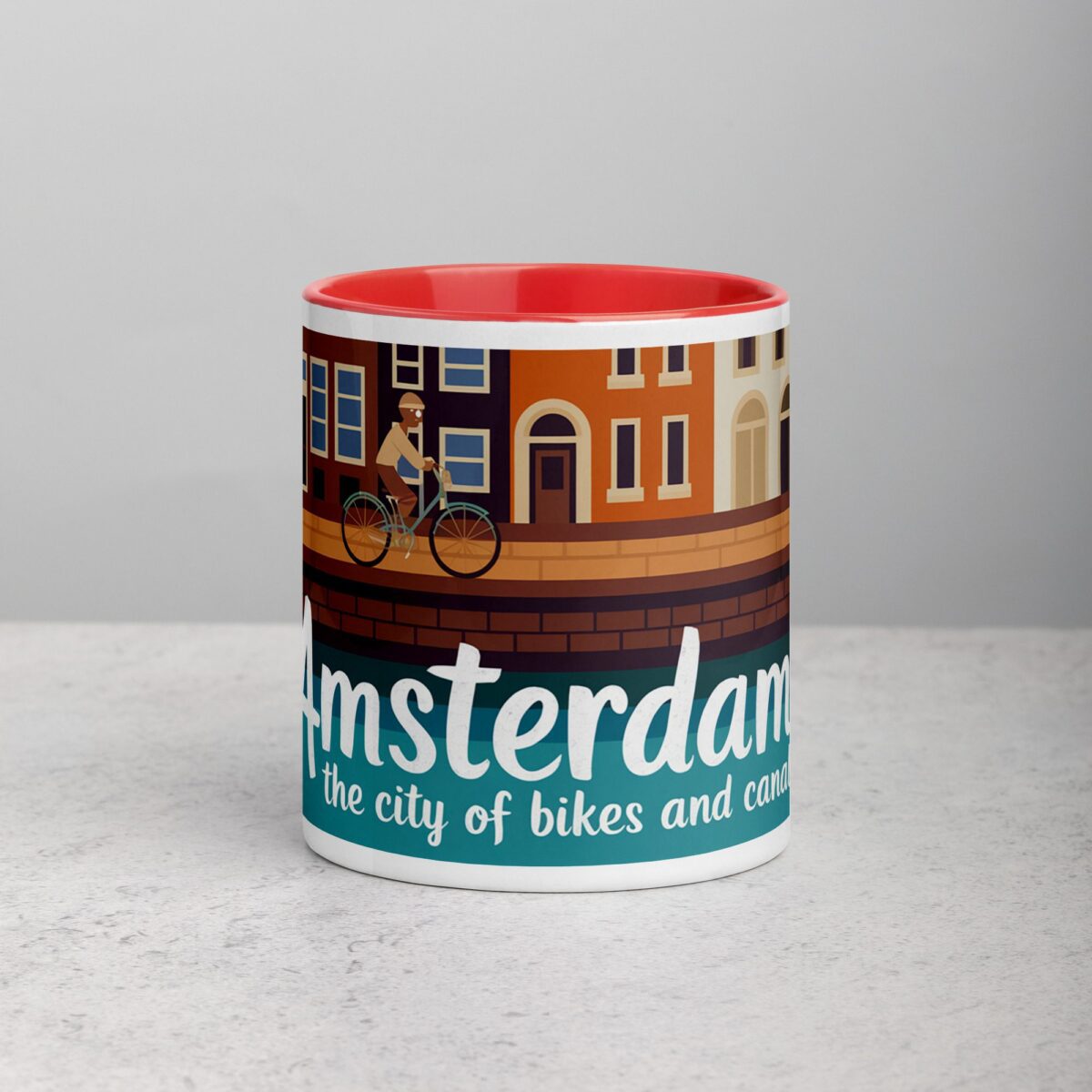 Amsterdam: The City of Bikes and Canals Coffee Mug - Image 7