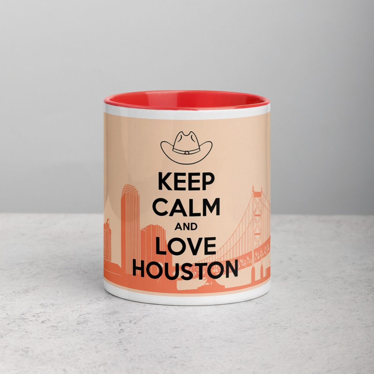 Keep Calm and Love Houston Coffee Mug & Tea Cup - Image 7