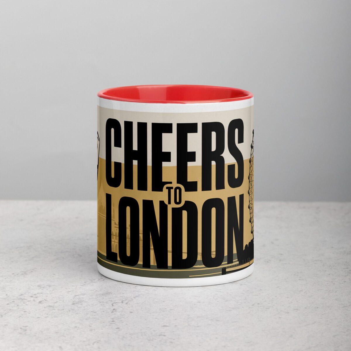 Cheers to London Coffee Mug & Tea Cup - Image 7