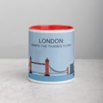 London: Where the Thames Flows Coffee Mug - Image 7