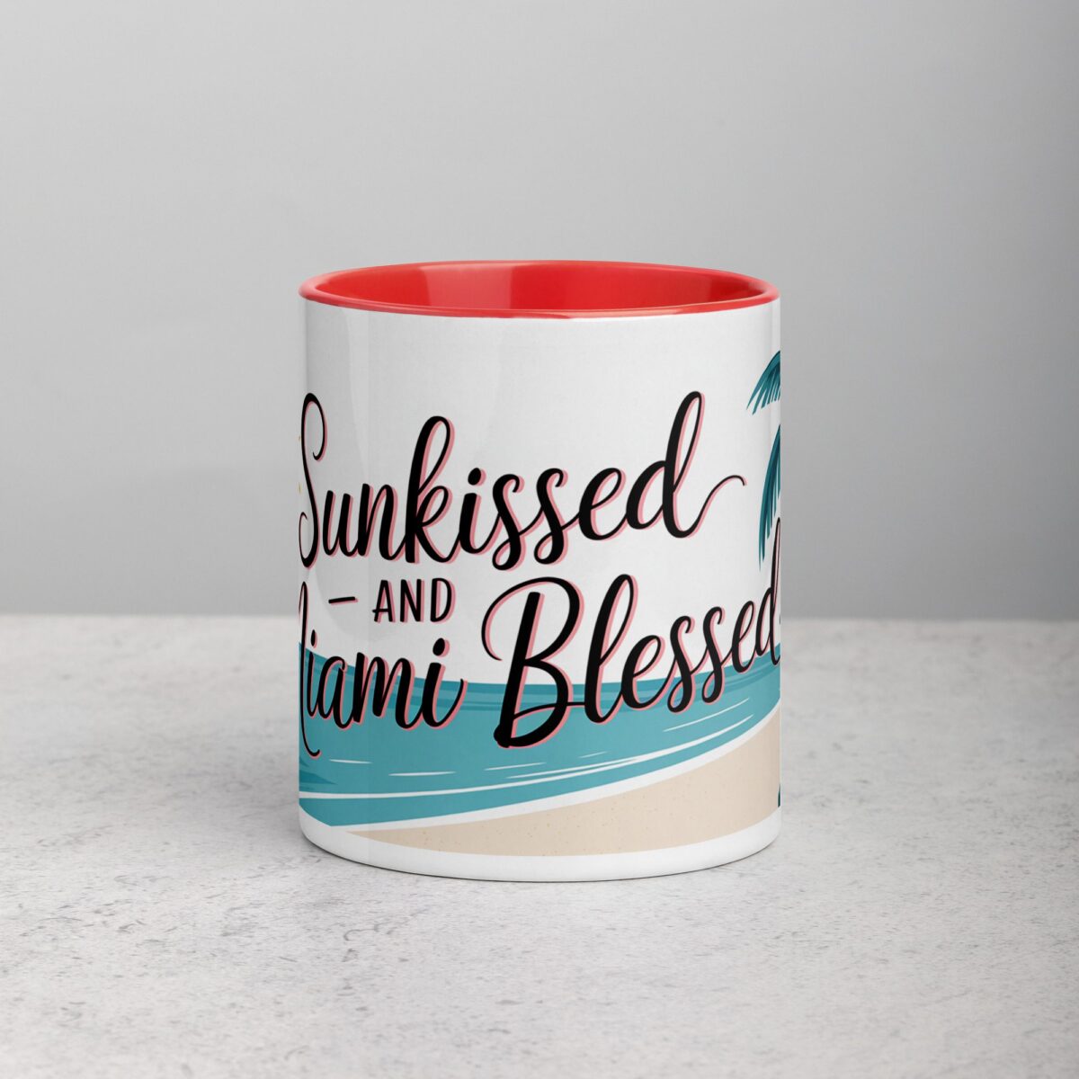 Sunkissed and Miami Blessed Coffee Mug - Image 7