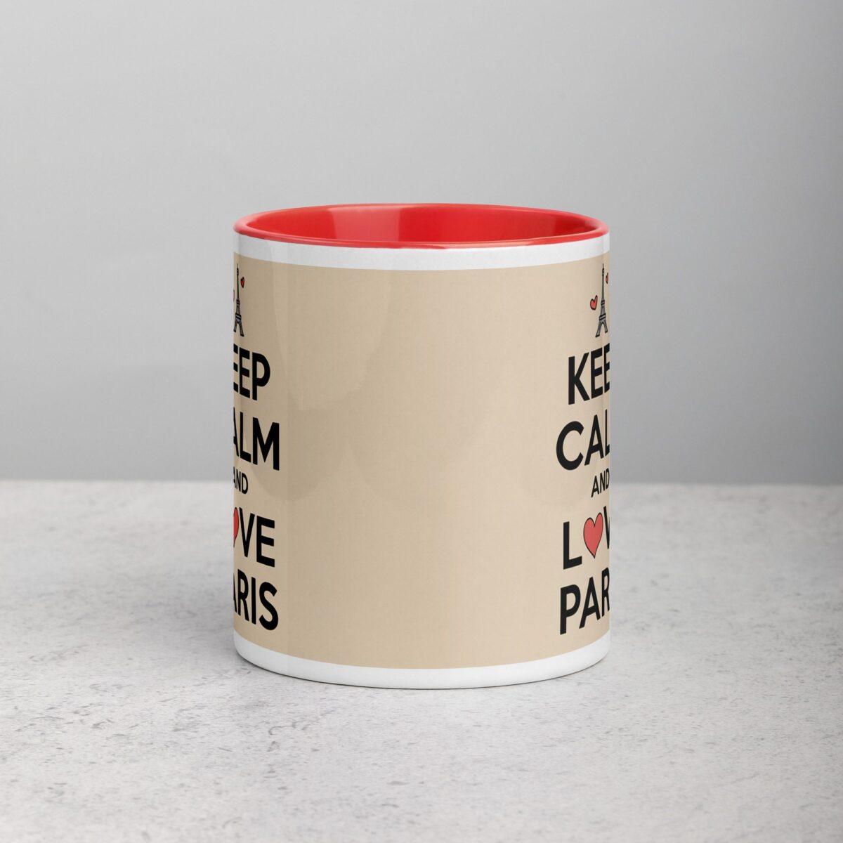 Keep Calm and Love Paris Coffee Mug & Tea Cup - Image 7