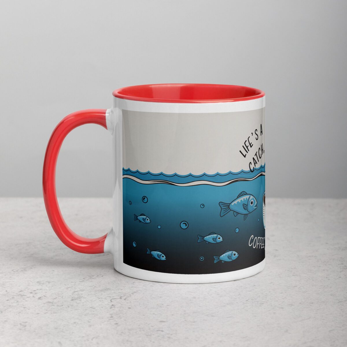 Life’s a Catch, Coffee’s the Hook Mug - Image 8
