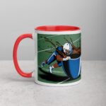 Tackle the Day with Coffee Football Mug - Image 8